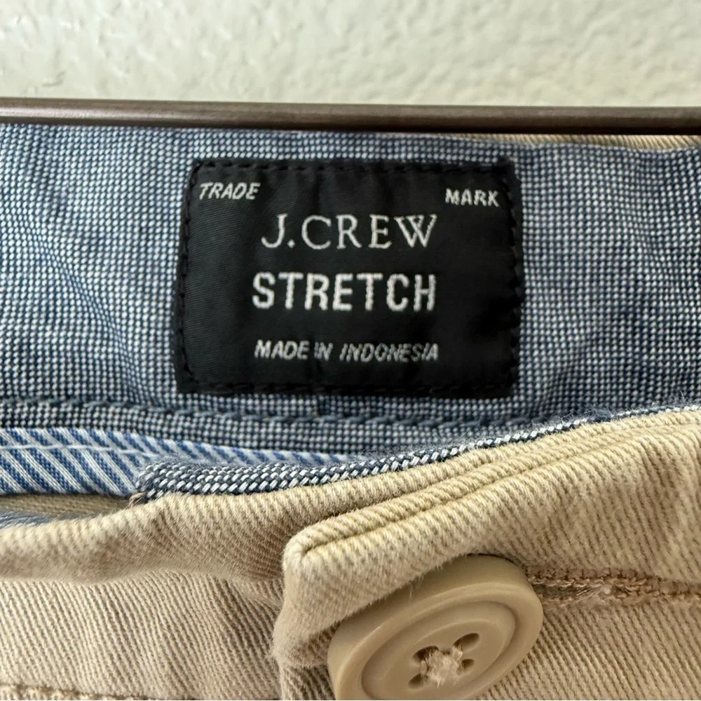 J. Crew 484 Slim Fit Stretch Chino Khaki Men’s Casual Pants Size 32